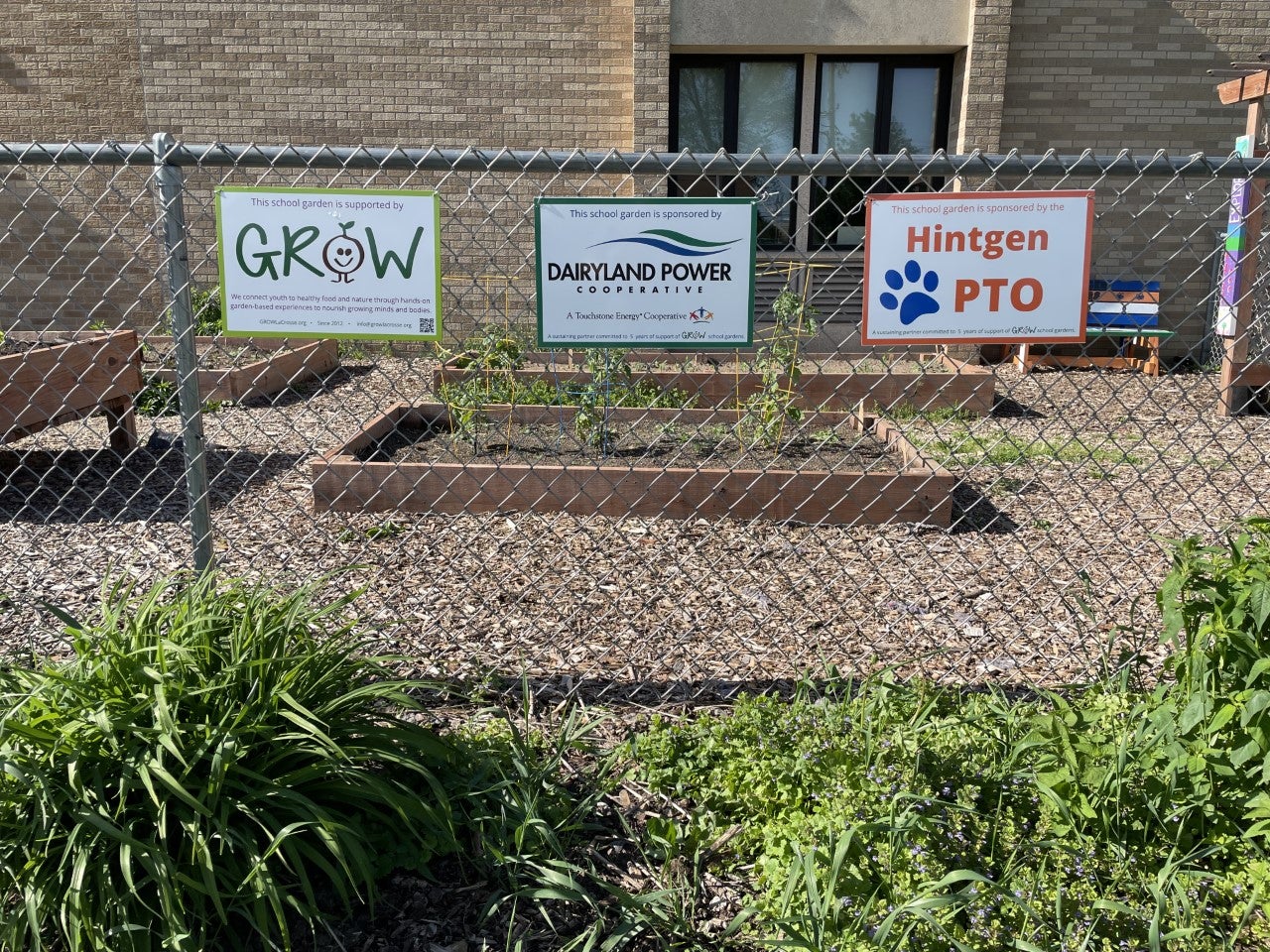 Dairyland Supporting Hintgen Elementary's Urban Garden Dairyland